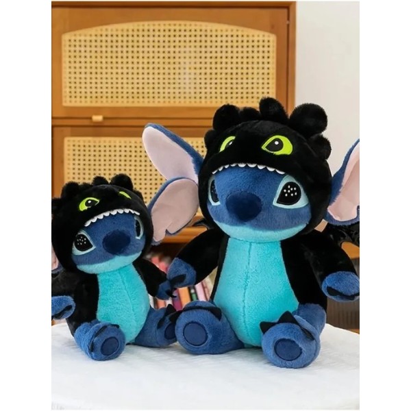 Фото - Мягкая игрушка STITCH Стич в костюме Беззубика 35 см (6928270764504)